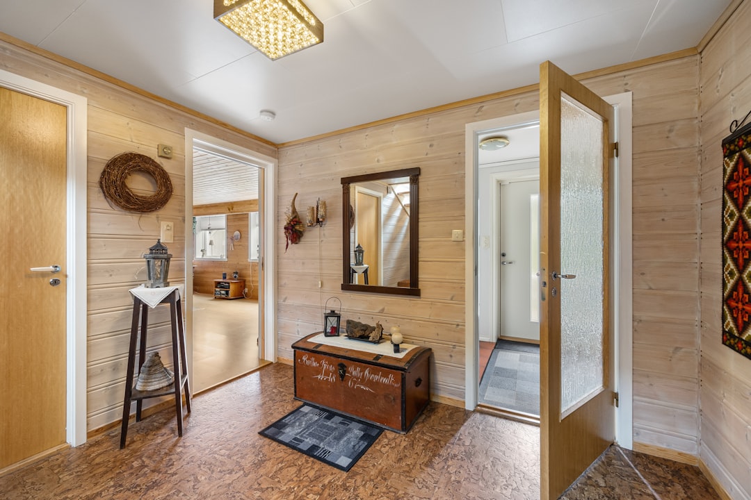 Bright, clean, and welcoming entryway to a modern short-term rental home, symbolizing professionalism and guest safety.